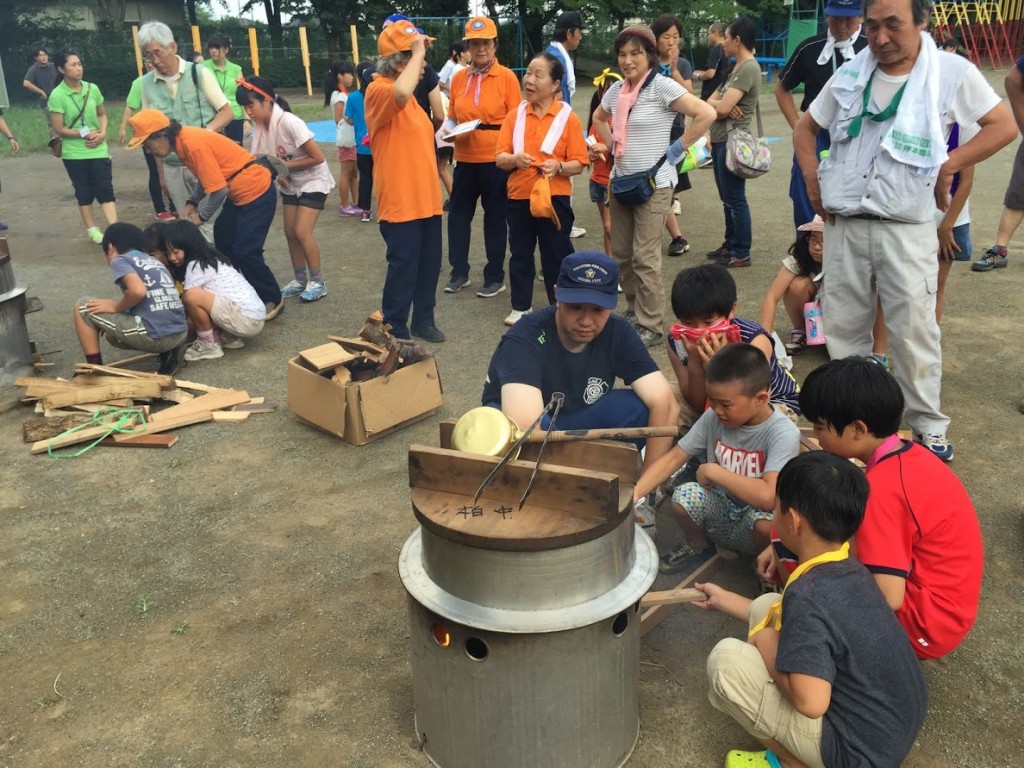 狭山市柏原　防災キャンプ　2015